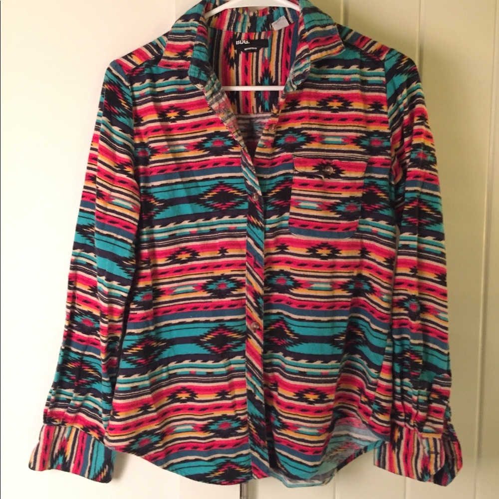 Urban Outfitters Tribal Flannel Shirt